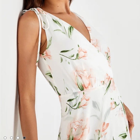 Lulus White Floral Print Maxi Dress - Picture 13 of 16